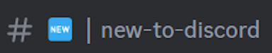 screenshot of the new-to-discord channel on the TAO discord server